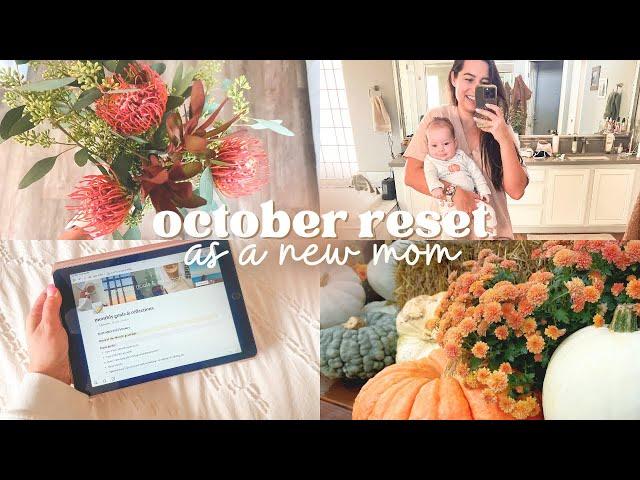 PRODUCTIVE OCTOBER RESET ROUTINE | Clean with Me, Goal Setting & Self-Care