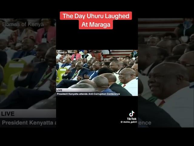 THE MOMENT UHURU MADE A JOKE WHEN RAILA WAS AROUND #uhurukenyatta #raila #ruto #gachagua