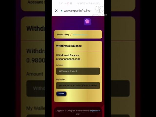 LEARN HOW TO WITHDRAW FROM EXPERT INFRA INTO TRUST WALLET AND TARMEX EXCHANGE 6302602208