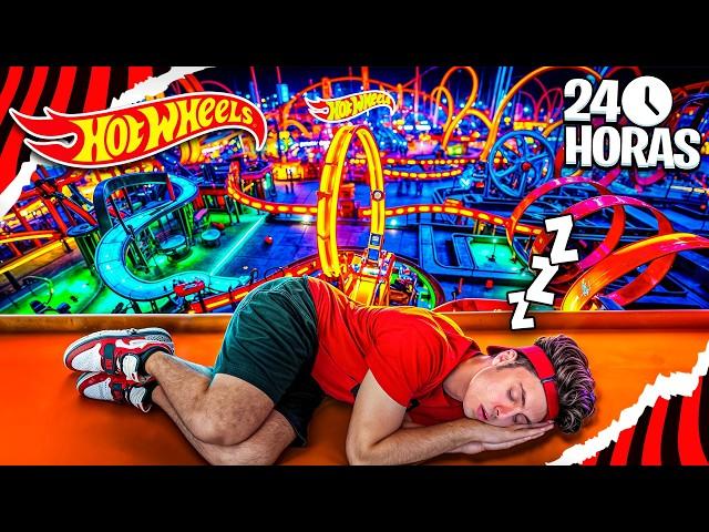 PASSEI A NOITE NO PARQUE DA HOTWHEELS!