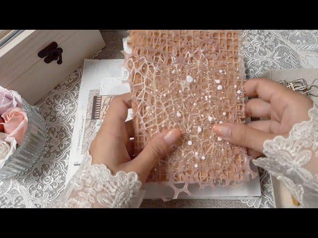 scrapbooking ASMR | Beige theme | journal idea | Aesthetic Journaling