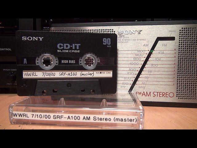 1600 WWRL in C-Quam AM Stereo (Sony SRF-A100) July 2000