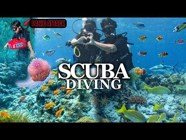 AREEB KO PANIC ATTACK AGYA  | Scuba Diving In Maldives ️