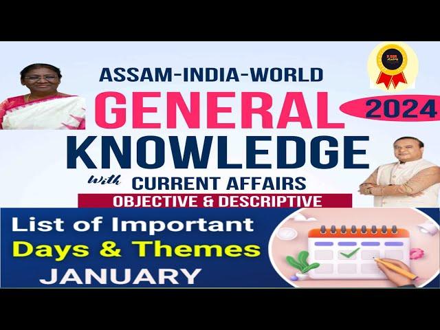 Important days and themes | Important mcqs | SLRPB , SLRC  Assam  @FSirAcademy