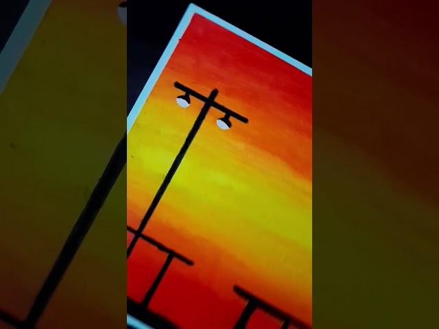 Oil pastel drawing easy#shorts #viral