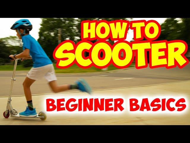 How to RIDE a SCOOTER!! - (Easy Guide for Beginners)