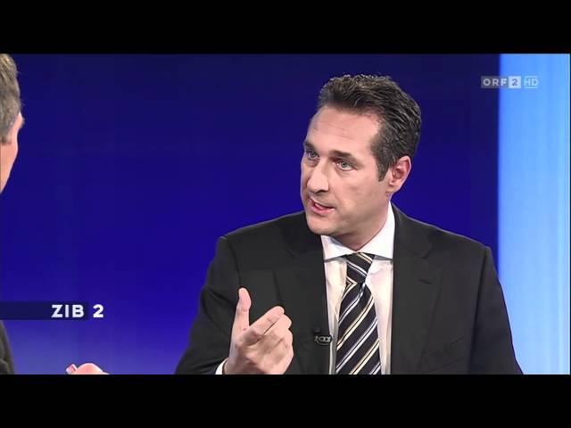 Strache: "Wie sind die neuen Juden" ZIB2 Interview mit Armin Wolf