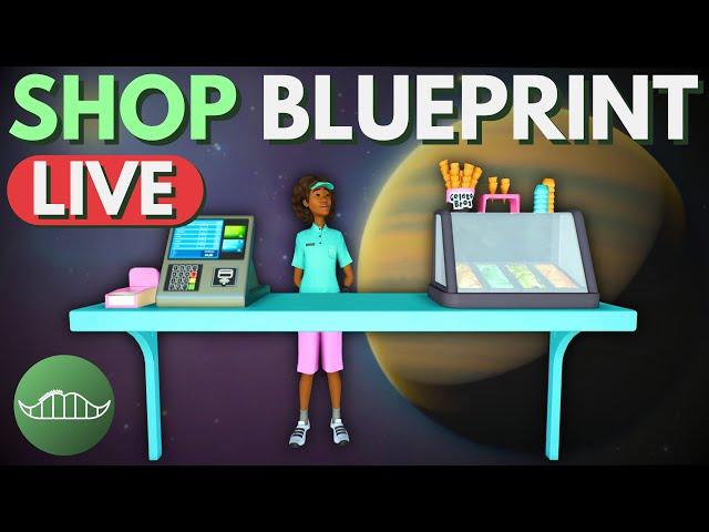 CUSTOM SHOP BLUEPRINT Stream | Planet Coaster 2 LIVE