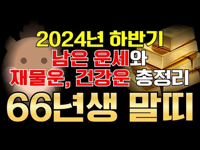 2024년 하반기 66년생 말띠 운세, 재물운 건강운까지 총정리!