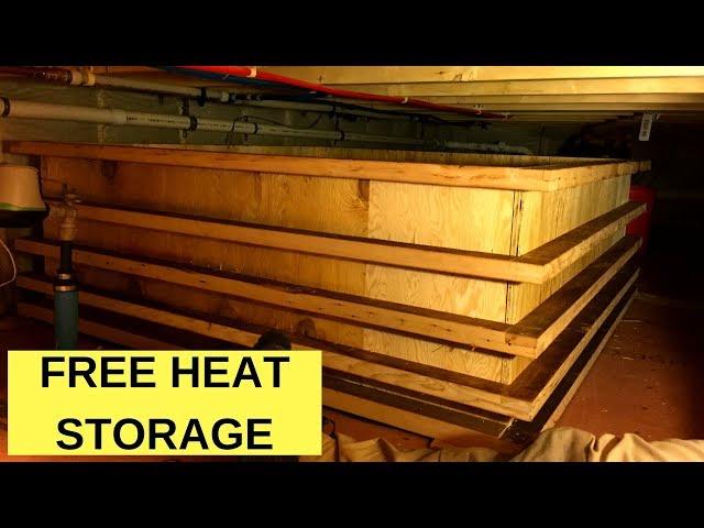 Framing Solar Thermal DHW tank, part 2