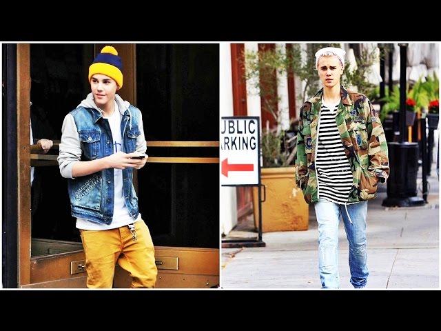 Justin Bieber Old and New Street Style! (2009 - 2016)