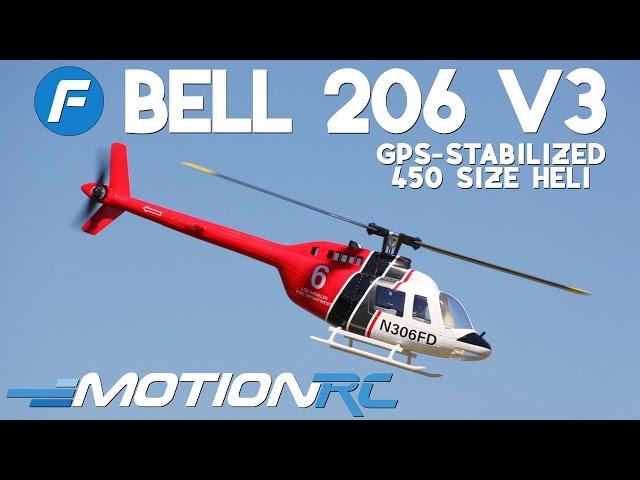 Fly Wing Bell 206 V3 450 Size GPS Stabilized RTF RC Helicopter | Motion RC