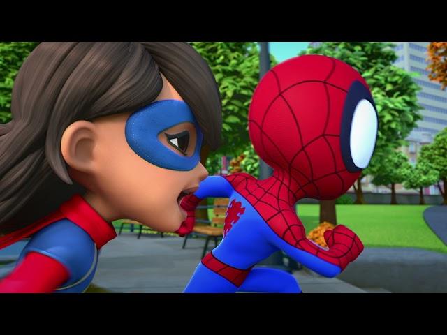 Monkeying Around  | Spidey and His Amazing Friends ️ | Disney Junior Arabia