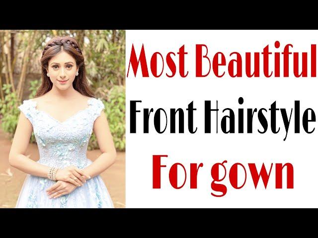 Most beautiful hairstyle for gown | hiba nawab hairstyle | birthday hairstyle | trendy hairstyle