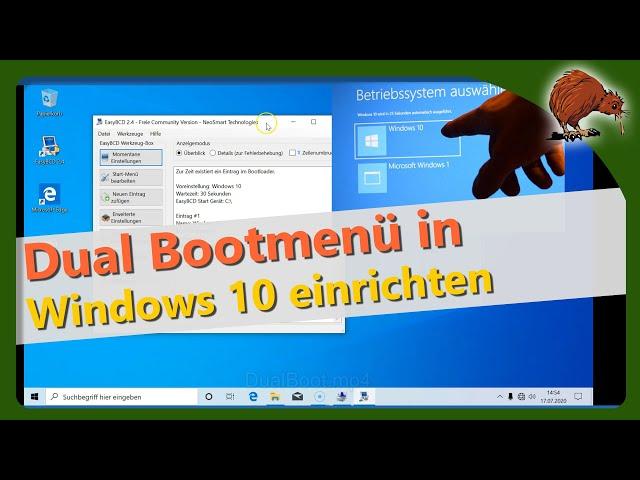 Dual boot mit Windows 10 - Bootmenü einrichten