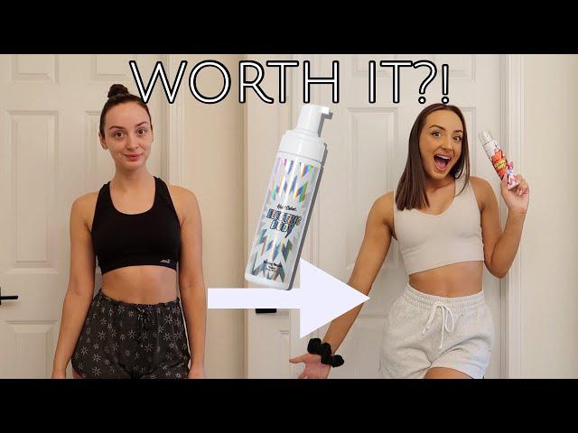 Half Caked Electric Body Tanning Mousse Honest Review + Demo + First Impression | Self Tanner Review