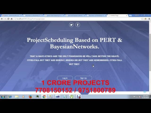 Advance Project Scheduling  Management | 1 Crore Projects