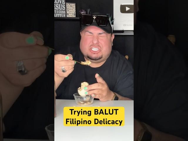 First Time Trying Balut Filipino Delicacy!