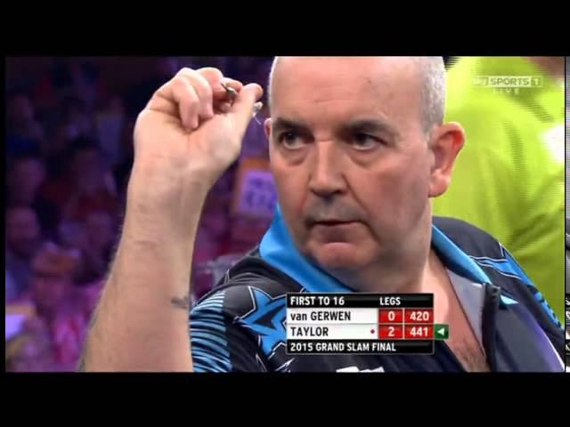 2015 Grand Slam of Darts Final van Gerwen vs Taylor  pt1