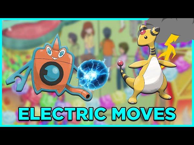 The Electric Type Moves Of Pokemon