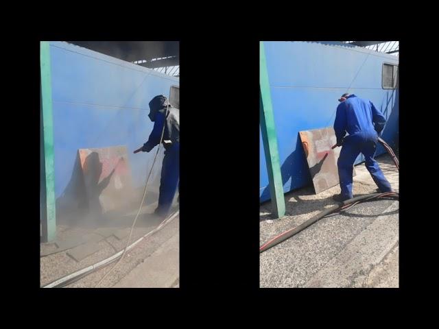 Sponge Blasting vs Conventional Abrasive Blasting.