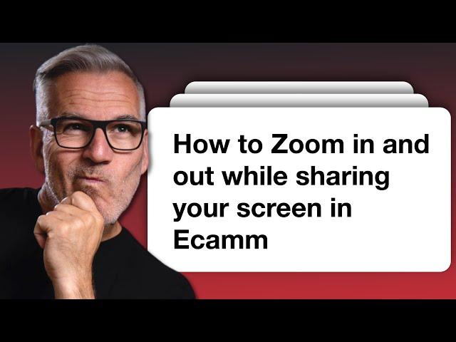 How To Zoom In and Out While Screen Sharing in Ecamm Live