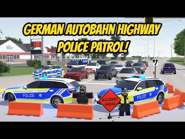 Greenville Wisc, Roblox l Realistic Germany Highway Autobahn Police Patrol Update Roleplay
