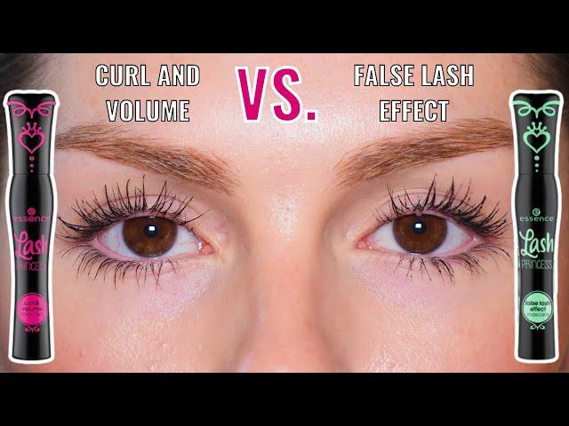 ESSENCE CURL & VOLUME VS. FALSE LASH LIFT MASCARA REVIEW | 8-HOUR WEAR TEST & COMPARISON