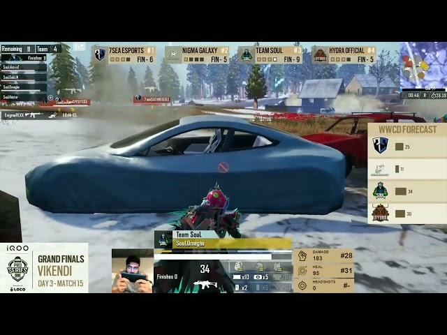 Team SouL 12 Finishes WWCD | Goblin MVP | iQOO BMPS Powered By Loco Match Highlights