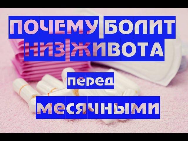 Почему болит живот перед менструацией.