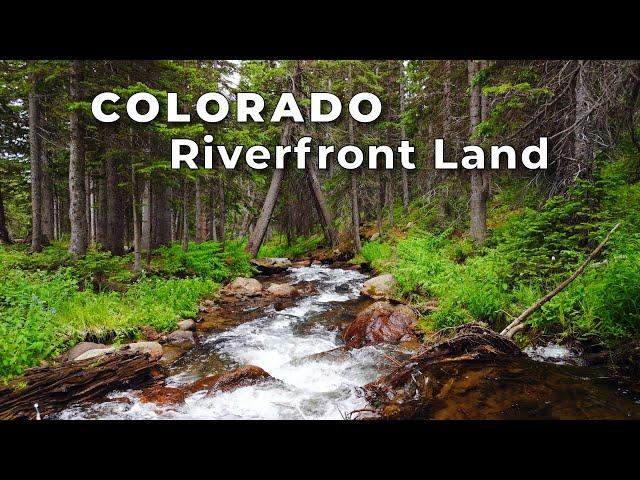 Riverfront Land for Sale in COLORADO Mountains • 3 Acres • LANDIO