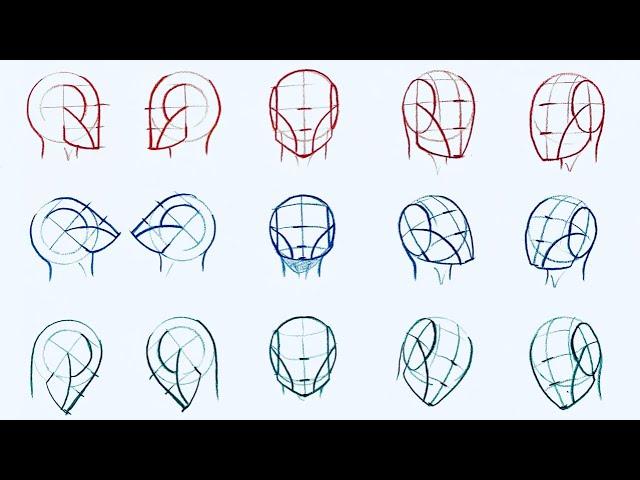 How to Easily Draw the Head from ANY ANGLE | Understanding the Loomis Method Part III