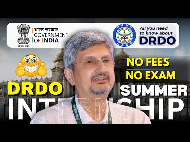 DRDO Golden Opportunity: DRDO Summer Internship 2025 For College Students | IRDE Internships