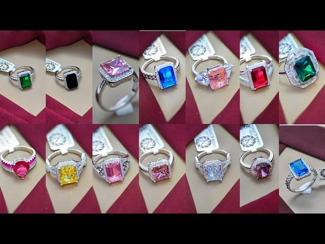 beautiful 925 sterling Silver Ring designs for girls 2025 | daily use silver ring designs for women