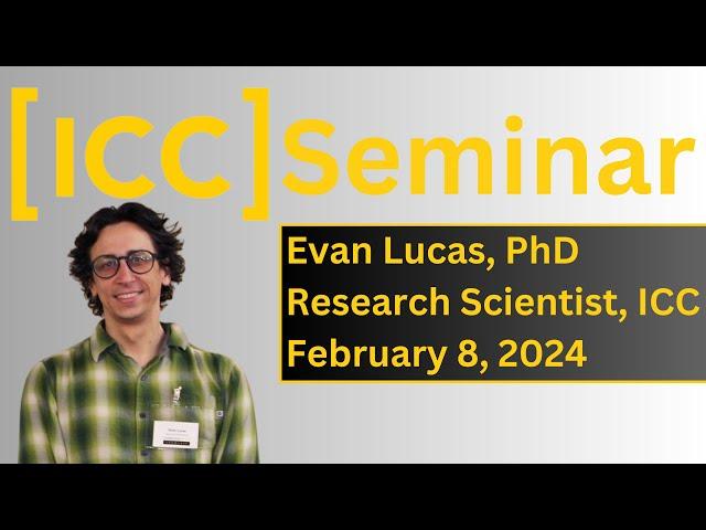 ICC Seminar - Evan Lucas on a Reference-Free Text Segmentation Metric and his Research Background