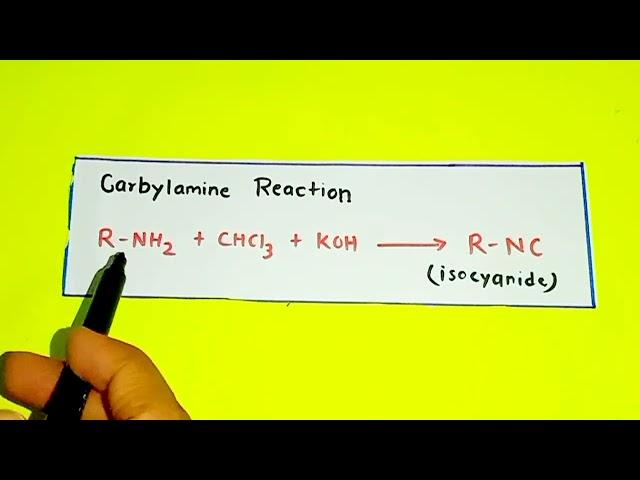 Carbylamine Reaction Super Tricks  ||