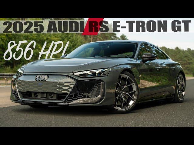 FIRST DRIVE! 2025 AUDI RS E-TRON GT 856HP FACELIFT - More power & impressive suspension - Details