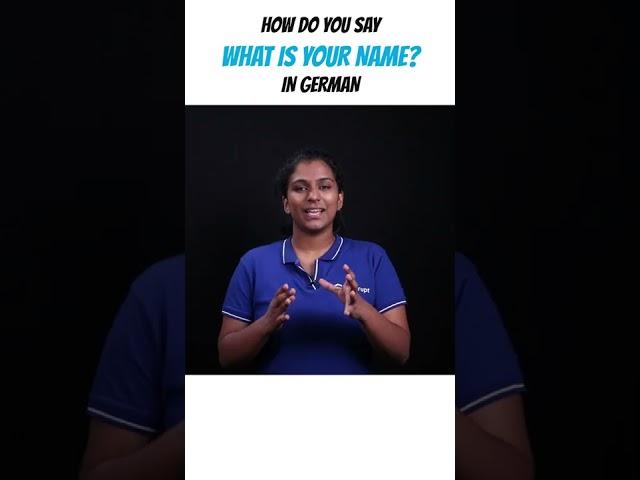 How to ask someone's name in German | Learn German | Edurupt