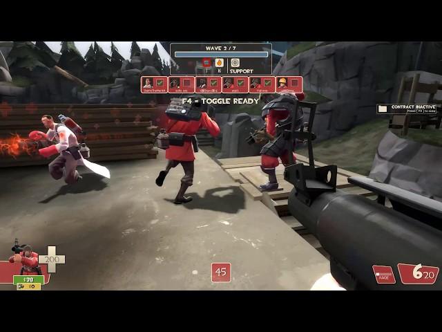 Team Fortress 2 MvM Soldier Gameplay