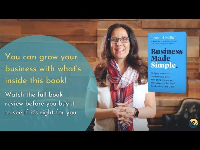 Business Made Simple by Donald Miller Book Review - A review by Kimjera Whittington