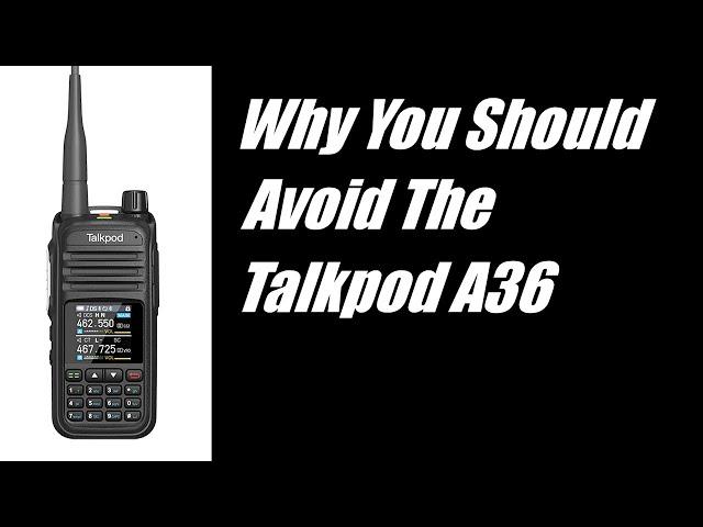 Why you should avoid the Talkpod A36 Plus