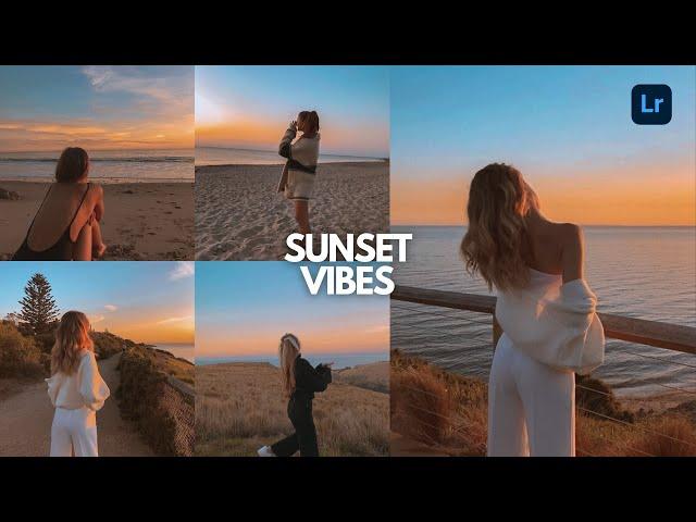 Sunset Vibes Preset | Free Lightroom Mobile Presets Free Dng