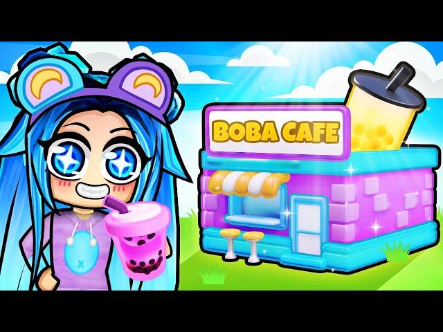 Opening a BOBA TEA Cafe in Roblox!