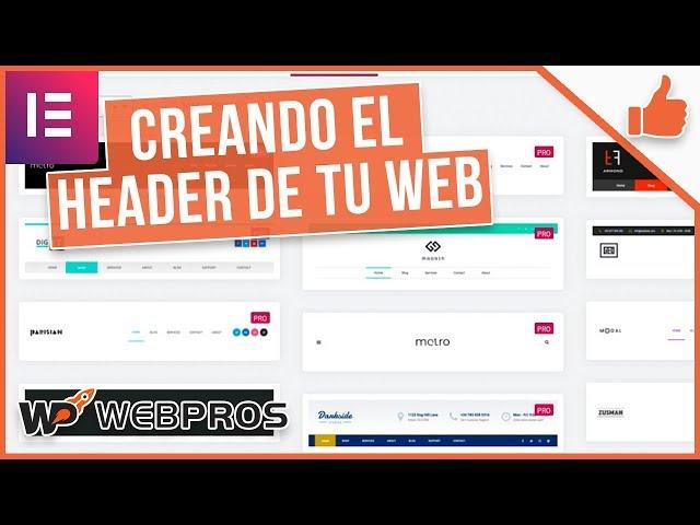 Tutorial Elementor: Creando el Header o Cabecera de tu Pagina Web| ACTUALIZADO EN LAS TARJETAS