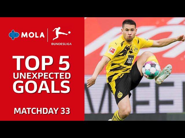 Bundesliga | Top 5 most unexpected Goals Matchday 33