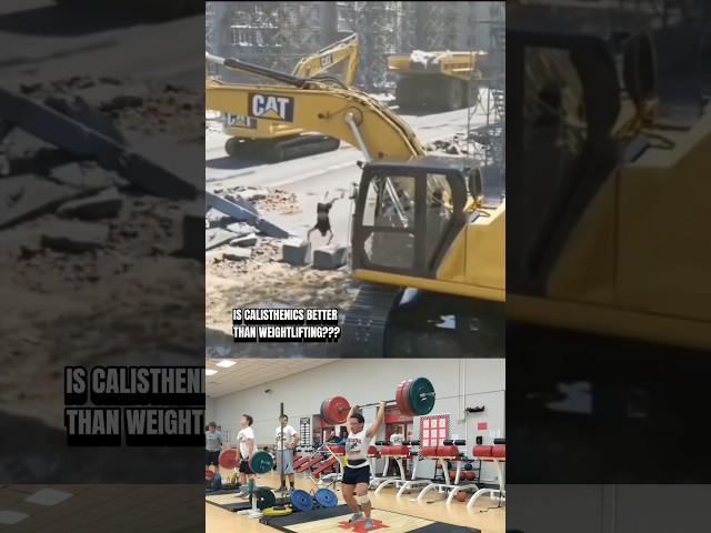 IS CALISTHENICS BETTER THAN WEIGHTLIFTING? #gym #fitness #youtubeviral #viral