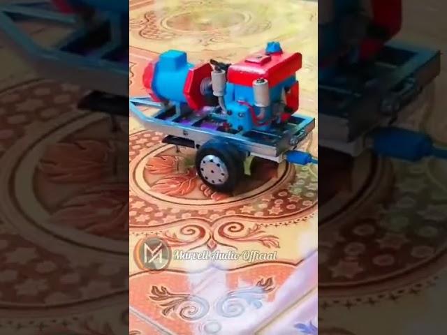 Gilaa..Keren Bangett!! Miniatur Sound System Lengkap dengan Genset Mininya.