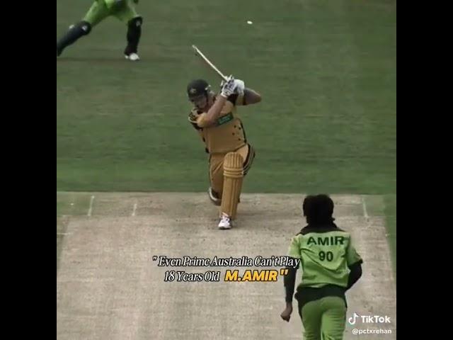 m amir vs prime Australia #music #slowed #cricket #legend #bowling #attitude #watson