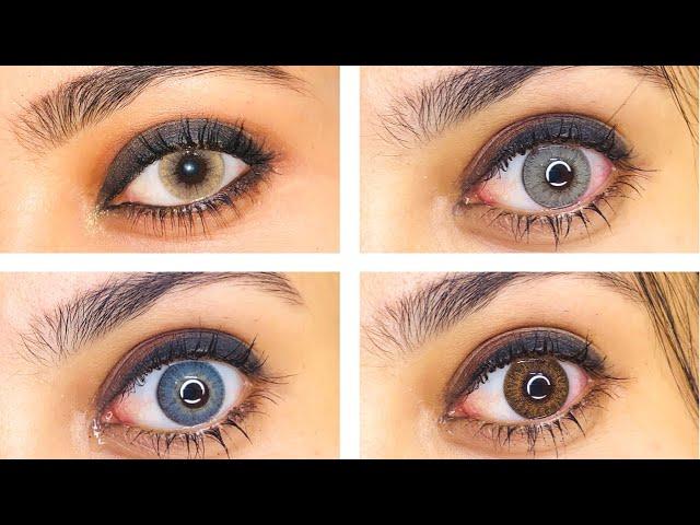 My contact lens collections || Bella Elite contact lenses || O-Lens contact lenses || Fatima Soori