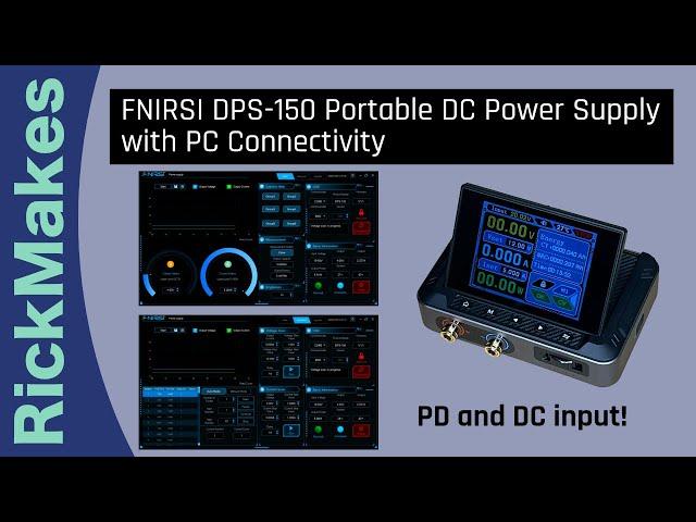 FNIRSI DPS-150 Portable DC Power Supply with PC Connectivity